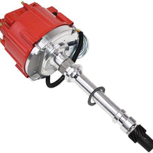 A-Team Performance Complete HEI Distributor 65K Coil 7500 RPM Compatible With Chevrolet Chevy GM GMC 4.3L 262 V6 EFI to CARB SWAP 90° V-6 One Wire Installation Red Cap