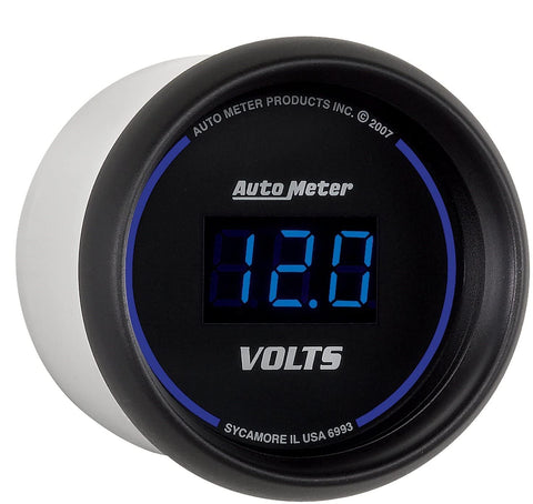 Auto Meter 6993 Cobalt Digital Voltmeter Gauge