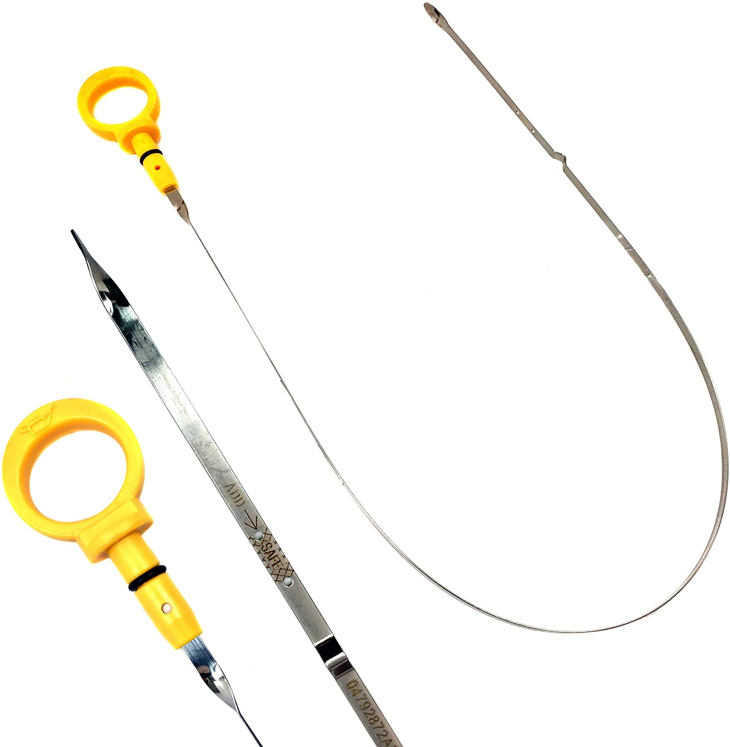 APSG Engine Oil Dipstick Level Indicator REF# 04792872AE 04792872AF fits 2009 2010 2011 2012 2013 2014 2015 2016 2017 2018 Challenger - Charger - 300C - 5.7L HEMI