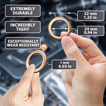 15pcs Oil Drain Plug Crush Washer Gasket Seal – 14mm Replacement for Hyundai/Kia - OEM 21513-23001 Fits Most Popular Models 2001-2022 by AUTOMAJOR