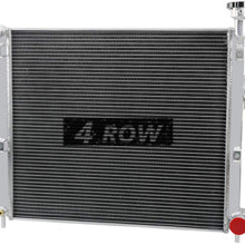 CoolingSky 62MM 4 Row Core Aluminum Radiator for 2006-2010 Commander 3.7 4.7丨1999-2010 Grand Cherokee 3.0L 3.7 4.7 6.1 V6 V8