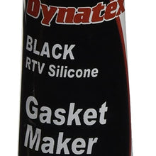 Dynatex 49200 Low Volatile RTV Silicone Gasket Maker, 0 to 500 Degree F, 3 oz Carded Tube, Black (Pack of 12)