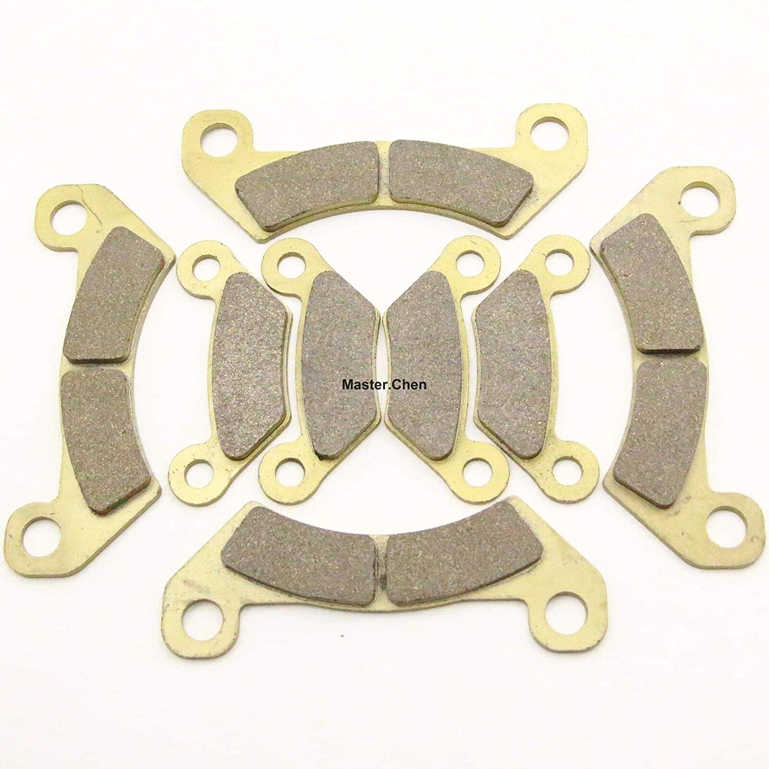 Master Chen Front Rear Brake Pads Brakes for John Deere Gator XUV 625i 825i 855D 2011 FA610F FA609R AM140607 AM141182 MC0471