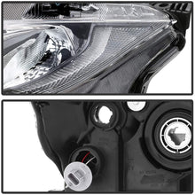 VIPMOTOZ Chrome Bezel OE-Style Projector Headlight Housing Headlamp Replacement For 2016-2019 Honda Civic Halogen Models - Built-In Rainbow RGB LED Low Beam, Driver & Passenger Side