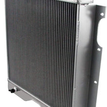 OzCoolingParts 3 Row Core All Aluminum Radiator for 1954-1964 55 56 57 58 59 60 61 62 63 Jeep Willys, Truck, Pickup, Utility Wagon, 6-226, 3.7 L6 Cylinders