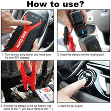 DBPOWER 2000A 20800mAh Portable Car Jump Starter (up to 8.0L Gas/6.5L Diesel Engines) Auto Battery Booster Pack with Dual USB Outputs, Type-C Port, and LED Flashlight