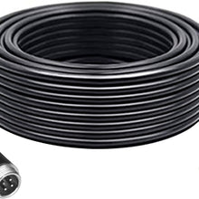 Roadpower 32FT 10M Car Video 4-Pin Aviation Extension Cable for CCTV Rearview Camera Truck Trailer Camper Bus Motorhome Vehicle Backup Monitor System Waterproof Shockproof