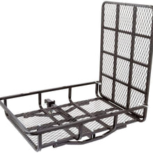 Apex Hitch-Mounted Steel Cargo Carrier with Ramp - 500 lb. Capacity