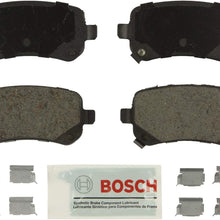 Bosch BE1326H Blue Disc Brake Pad Set with Hardware for Select Chrysler, Dodge, Ram, and Volkswagen Vehicles - REAR