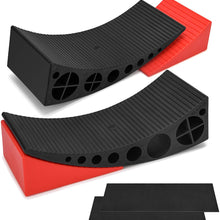 Kohree 2 Packs Camper Leveler, RV Leveling Ramp Blocks Chock Kit - Up to 30,000 lbs, Anti-Slip Mats Included, Faster and Easier to Level Your Camper Travel Trailer