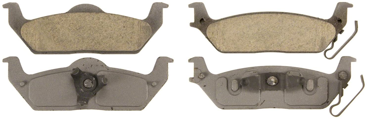 Wagner ThermoQuiet QC1012 Ceramic Disc Pad Set With Installation Hardware, Rear