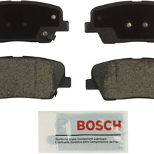 Bosch BE1284 Blue Disc Brake Pad Set for Select Hyundai Entourage, Equus, Genesis, Genesis Coupe, Santa Fe; Kia Borrego, Sedona, Sorento - REAR