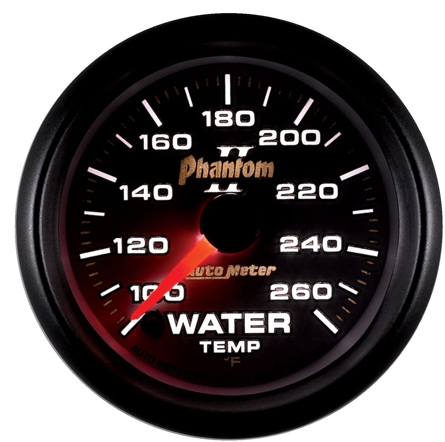 Auto Meter 7555 Phantom II Full Sweep Electric Water Temperature Gauge