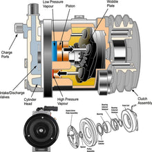 Mophorn CO 11191C 55116835AF Universal Air Conditioner AC Compressor Compatible With 2007-2010 Jeep Grand Cherokee 3.0L 157342 158342