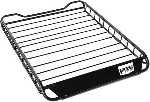 Reese 1391300 Explore Rooftop Cargo Basket, Easy Assembly 125 Lb. Capacity