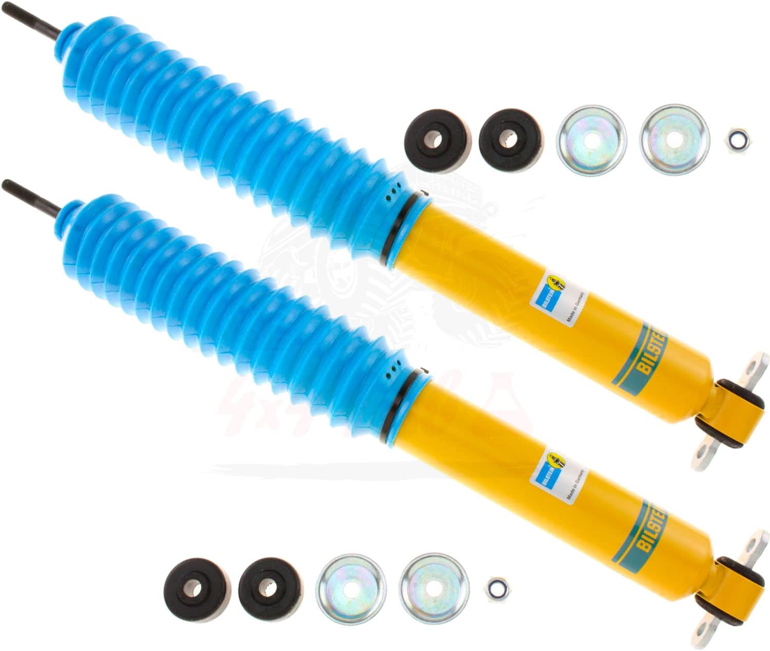 Bilstein B6 4600 Series 2 Front Shocks Kit for Jeep Wrangler Unlimited Rubicon '05-'06 Ride Monotube replacement Gas Charged Shock absorbers part number 24-024426