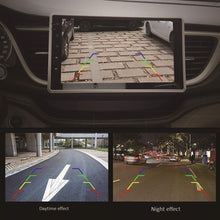 HD Car Rear Camera Car Backup Camera with Super Night Vision IP67 Waterproof Seismic Rearview Camera Wide Angle View for Car RV Caravan Trailer Tow Truck of Rear View Camera Fit (Eight Lights)