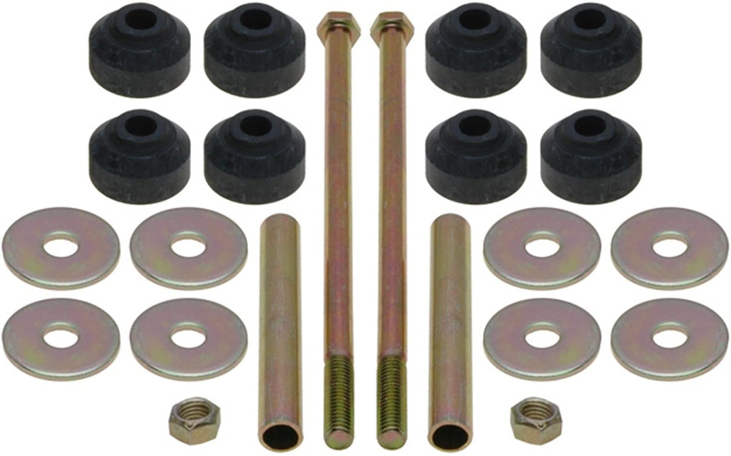 ACDelco 46G0250A Advantage Rear Suspension Stabilizer Bar Link Kit with Hardware