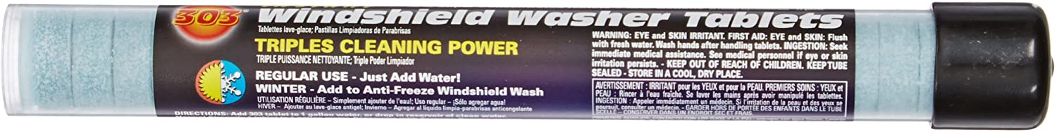 Genuine Hyundai Fluid 00232-19019 Windshield Washer Tablet, (Tube of 25)