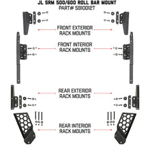 Go Rhino! SRM JLU Mounting Bracket Kit