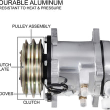 Mophorn CO 5104C SD5H09 Universal Air Conditioner AC Compressor for Sanden 5072 5071 5046 SD505 7104474Z 75R-82102 1984 1985 HONDA ACCORD SEi LX S Base 1.8L 4CYL