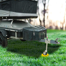 Zento Deals Trailer Tongue Jack Wheel Dock Durable Trailer Wheel Stopper, Highly Visible Yellow Jack Caster Chock Premium Quality