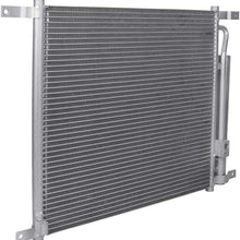 TUPARTS AC A/C Condenser AC3877 Compatible with for 2009 2010 2011 for Chevrolet Aveo 2009-2011 for Chevrolet Aveo5 2012 for Chevrolet Captiva Sport 2009 2010 for Pontiac G3 2009 for Pontiac G3 Wave