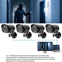 DAUERHAFT HD Security Camera Aluminum Alloy HD Camera 100-240V,Home Security(100-240V US regulations)