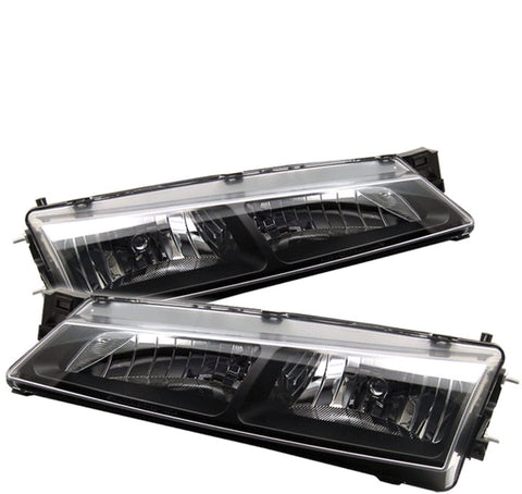 Spyder Auto 5012616 Crystal Headlights Black/Clear