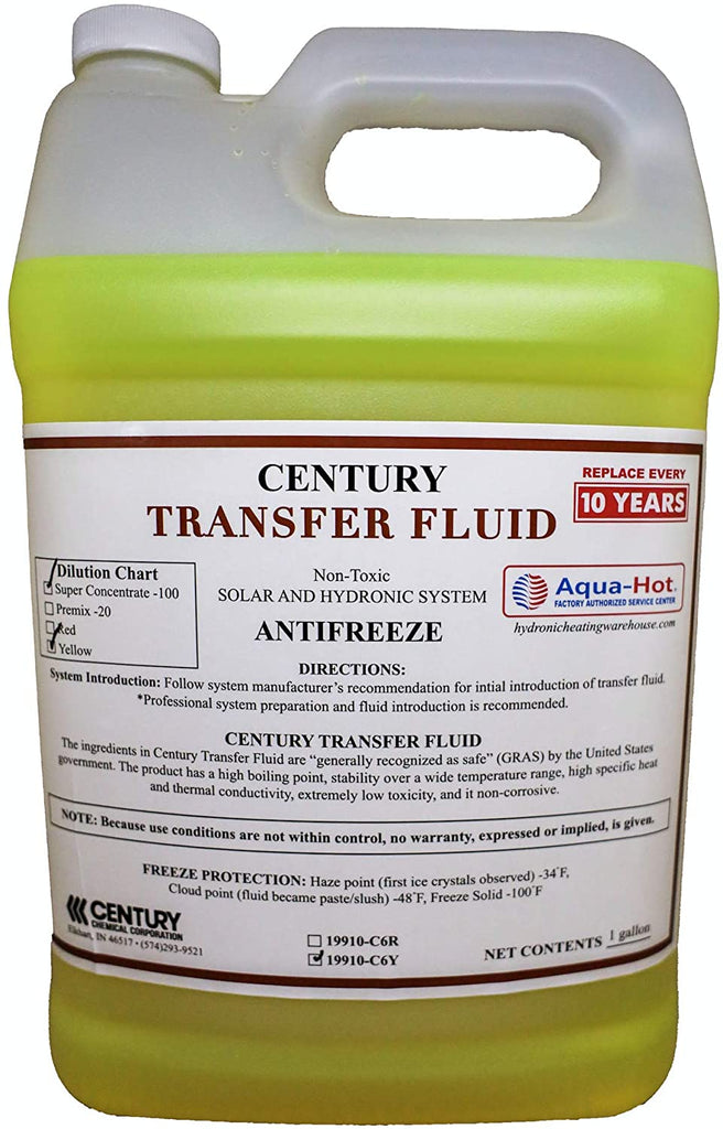 Century Chemical 19910 Heat Transfer Fluid AquaHot/Oasis (Gallon, Y