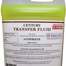 Century Chemical 19910 Heat Transfer Fluid - Aqua-Hot/Oasis (Gallon, Yellow - Super Concentrate)