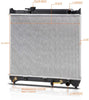 DPI-1864 Aluminum OE Style Radiator Compatible with Chevy Tracker/Suzuki Sidekick AT 92-98