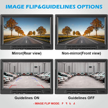 HD Digital Wireless Backup Camera Kit, Niloghap IP69 Waterproof Rear View Camera and 9″ Split/Quad Screen DVR Monitor, High-Speed Observation System for Trailers, Trucks, Motorhomes, 5th Wheel, Bus