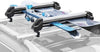 Ski Snowboard Car Rack Carrier Height Adjustable for 6 Pairs Skis / 4 Snowboards