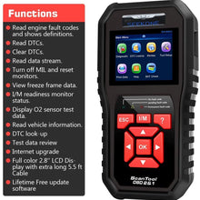 SEEKONE OBD2 Scanner Professional Car OBD II Scanner Auto Diagnostic Fault Code Reader Automotive Check Engine Light Diagnostic EOBD Scan Tool for All OBDII Protocol Cars Since 1996(Enhanced SK860)