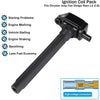 Ignition Coil UF751 4 Pack UF754 Ignition Coil Pack Compatible with Chrysler 200 Jeep Renegade Jeep Cherokee Renegade Fiat Dodge L4 2.4L 68242286AA, 68080580AB, B224, 0221504050