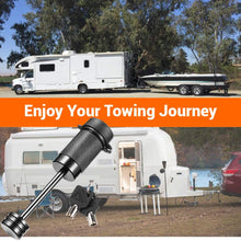 CZC AUTO Trailer Tongue Coupler Lock, Dia 1/4 Inch, 2-1/2 Inch Span Fits Latch-Type Coupler for Towing Boat Truck RV Car Trailer