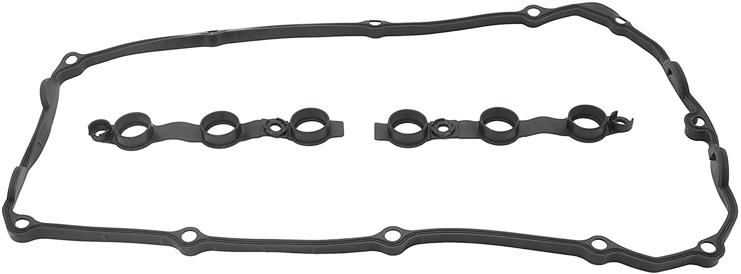 DNJ VC847G Valve Cover Gasket Set for 2001-2006, BMW, 325Ci, 325i, 325xi, 330Ci, 330i, 330xi, 525i, 530i, X3, X5, Z3, Z4, 2.5L, 3.0L, L6, DOHC, 24V, 152cid