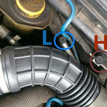 BASIKER R134a Air Conditioning Valve Caps, A/C Service Charging Port Caps 13mm Low Side & 16mm High Side Plastic Covers