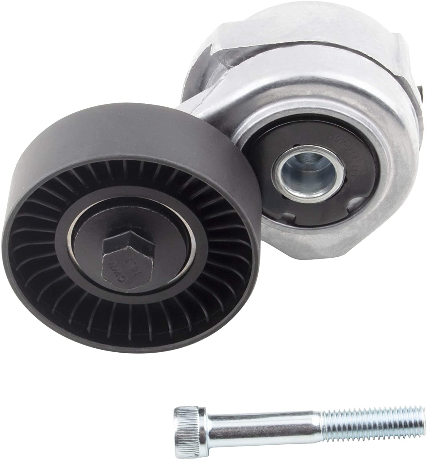 MYSMOT Automatic Belt Tensioner Assembly Compatible with Ford 95-97 Aerostar 92-08 Ranger 07-10 Mustang 93-07 Taurus 95-00 Windstar / 94-07 Mazda B3000 / 93-05 Mercury Sable, Replace# 38114 419-201