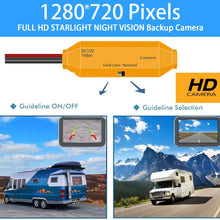 HD 1280x720p Golden Camera Reversing Camera Integrated in Trunk Handle Rear View Backup Parking Camera Replacement for Pick-up Ford F150 F250 F350 F450 F550 2005-2014