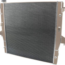 OzCoolingParts 03-10 Dodge Ram Series Radiator, 4 Row Core Aluminum Radiator for 2003-2010 2004 2005 06 07 08 09 Dodge Ram 2500 Ram 3500 5.9 6.7 Cummins L6 Diesel Engine