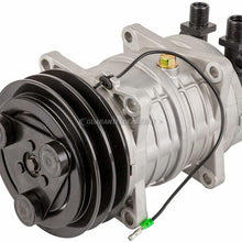 AC Compressor & 135mm Double V-Belt A/C Clutch Replaces Tama TM-16 488-46011 12v Seltec Zexel Valeo Diesel Kiki - BuyAutoParts 60-02956NA New