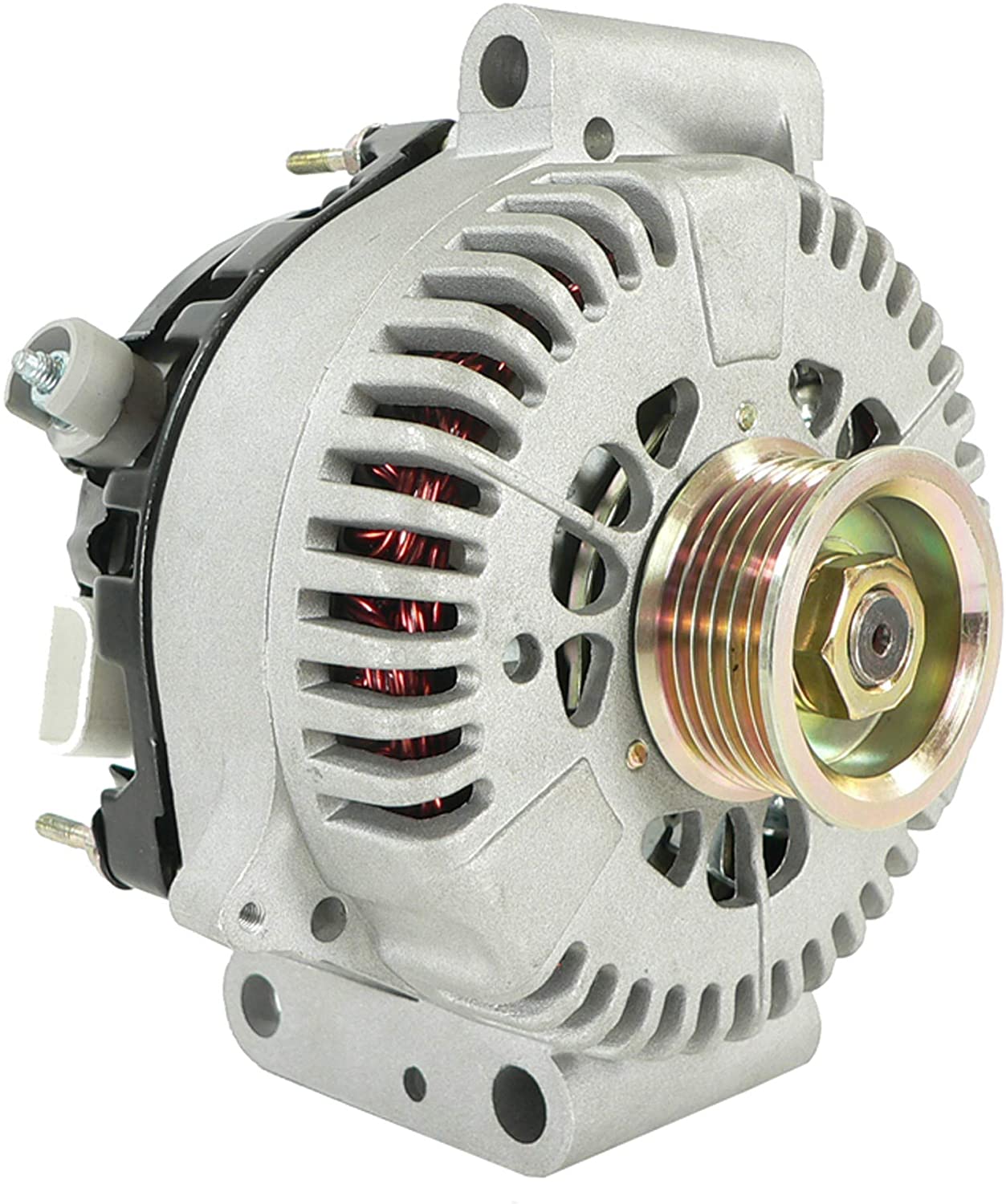 DB Electrical AFD0132 Alternator Compatible With/Replacement For 2.0L 2.3L L4 Ford Focus 2005 2006 2007 At California 5S4T-10300-CA 5S4T-10300-CB 5S4Z-10346-CA 5S4Z-10346-CB 6S4T-10300-CC