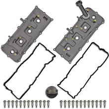 Valve Cover Set with Bolts & Oil Cap & Gaskets & Spark Plug Tube Seals & PCV Valve Compatible with 2004-2016 Nissan Armada NV2500 NV3500 Pathfinder Titan Infiniti QX56 Part# 13264-ZE01A 13264-ZE00A