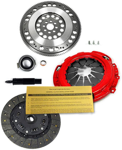 EFT PREMIUM 2 CLUTCH KIT+ RACING FLYWHEEL for ACURA RSX HONDA CIVIC Si 2.0L 2.4L