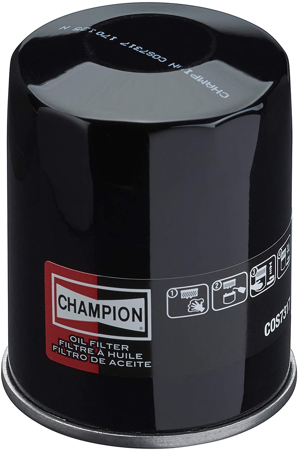 Champion COS7317 Spin-On Oil Filter, 1 Pack