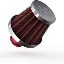 K&N Vent Air Filter/Breather: High Performance, Premium, Washable, Replacement Engine Filter: Flange Diameter: 0.375 In, Filter Height: 1.75 In, Flange Length: 0.5 In, Shape: Breather, 62-1600RD