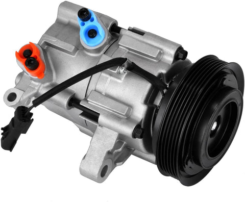 Mophorn CO 10900C (55111400AA) Universal Air Conditioner Ac Compressor with clutch compatible with 07-08 Dodge Nitro Jeep Liberty 3.7L A/C Compressor 55111400AB