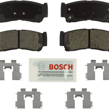 Bosch BE1297H Blue Disc Brake Pad Set with Hardware for 2007-09 Hyundai Santa Fe - REAR